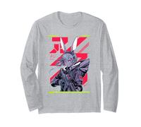 Bunny Girl Techwear Harajuku Anime Manga Cyberpunk Esthétique Manche Longue