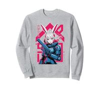 Bunny Girl Techwear Harajuku Anime Manga Cyberpunk Esthétique Sweatshirt