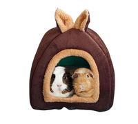 Bunny Habitats Bed, Comfortable Hamster Hide, Removable Hamster Bed, Winter Hamster Nest, Removable Comfortable Hamsters Nest for Winter with Non-Slip Design, Perfect for Small Animal Sleep and Play