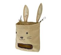 Bunny Hay Feeder - Dispensateur Gardable Pour L'alimentation Des Petits Animaux De Compagnie, Stockage Facile D'accès Avec Fonction De La Mangeoire, Sac À Conteneurs Pour Lapin, Chinchilla, Hamster, C