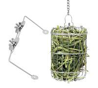 Bunny Hay Feeder - Rack de Foin de cobayes, Porte- de Lapin | Dispensateur de Foin résistant à la Mastication pour Animaux de Compagnie, Grand Plateau d'alimentation d'ouverture, unité de mangeoi