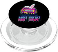 Bunny Hip Hop Vintage Cassette Retro Mixtape Rabbit Easter PopSockets PopGrip pour MagSafe
