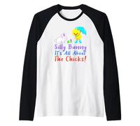Bunny Idiot, Tout Tourne Autour de la Figurine des Poussins Manche Raglan