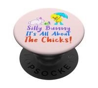 Bunny Idiot, Tout Tourne Autour de la Figurine des Poussins PopSockets PopGrip Adhésif