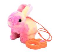 Bunny Jumping Toys - Lapin Électronique En Peluche, Animal En Peluche Interactif | Robot Avec Corde Sonore Pour , Cadeau D'anniversaire, Salle De Jeux Pour Tout-petits, Bureau À Domicile, Canap