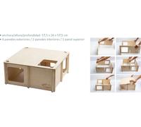 Bunny Labyrinth Medium, maison pour lapins nains et rongeurs