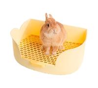 Bunny Litter Box, Large Rabbits Toilet, Spray Proof Bunny Pan, Tiny Pet Bedding with Spacious and Comfortable Design for Rabbits, Guinea Pigs, Or Other Small Animals