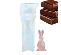 Bunny Molds - Aromatherapy Candle Making Template, Easter Silicone Molds with Cute Bunny Shapes, Spring Holiday Craft Tool, Birthday Party Decoration, Resin Wax Clay Mold for Bookshelf, Dinner Table