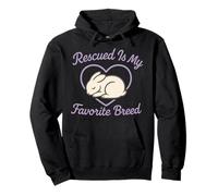Bunny Mom Rabbit Rescue Adopt Don't Shop Bunny Foster Design Sweat à Capuche