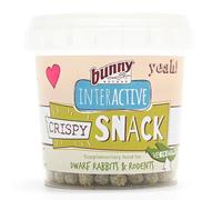 Bunny Nature Crispy Snack Légumes | 30 g | Complément Alimentaire pour Lapins Nains et rongeurs | Contient du maïs, des Pois, de la Luzerne (légumes 40%) | Riche en vitamines Naturelles