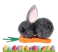 Bunny Plush Hair Clip, Plush Bunny Hairpin, Carrot Hairpin, Bunny Hair Accessories, Animal Hair Clip, Plush Animal Hair Clip, Bunny Hairpin for Women, Plush Bunny Hair Clip for Girls, Mignon Plush