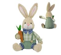 Bunny Plush - Peluche Pp Cotton 18 x 12 x 32 cm | Easter Rabbit Cuddly Toy - Giant Bunny Style Easter Doll - Soft Stuffed B´unny Toy | For Children Kids Boys Girls Family Friends Gift Use