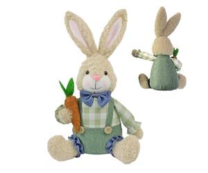 Bunny Plush - Plush Pp Cotton 18 X 12 X 32cm | Easter Rabbit Cuddly Toy - Giant Bunny Style Easter Ṕlush Doll - Soft Stuffed B́unny Toy | For Children Kids Boys Girls Family Friends Gift Use