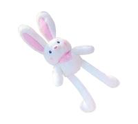 Bunny Plush, tire sur une peluche de lapin - 11 pouces de pull-ups de lapin de Pâques - Conception élastique interactive, oreilles et jambes commutables, fête de Pâques pour Ultra-Soft