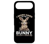 Bunny Rabbit Pet - Je Travaille Dur pour Que Mon Lapin puisse Vivre Mieux Coque pour iPhone Air