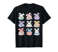 Bunny Reading Books Livre pour bibliothécaire et Enseignant pour Le Jour de Pâques T-Shirt