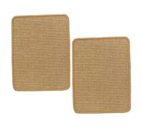 Bunny Scratch Pad, 2pcs Rabbit Scratch Pad, 12x16 Pouces Cat, Mat de sisal résistant à l'usure Naturelle, lit de Cochon d'Inde pour Dormir, Jouer