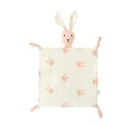 Bunny Security Blanket Rabbit Cotton Breathable Lovely Soft Plush Cuddle | Rabbit Security Kids Comforter for Boys Girls Neonate Cherub Child Bedroom Bedtime Nap Soothing Snuggle Cute Warm