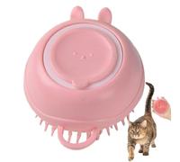 Bunny Shape Dog Bath Brush, Multifunctional Shower Brush, Portable Pet Massaging Comb, Soft Silicone Grooming Tool, Reusable Washing Supplies for Home and Travel