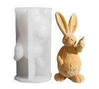 Bunny Silicone Mold - 4.7 Inch 3D Epoxy Resin Craft Mold | Detailed Ornament Molds for Holiday, Wedding, Party Table, Home Dinner, and Room Decor Crafts