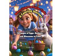 Bunny Tales and Easter Trails A Coloring Journey: 50 Pages of Eggs, Baskets, and Blossoms to Color