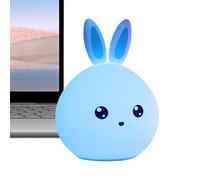Bunny Tap Light, Desk Bunny Light, Rechargeable Silicone Light, Kids LED Nightlight, Dimmable Desk Lamp, Adorable Bunny Light, Bunny Night Lamp, Silicone Night Light, LED Bunny Nightlight, Creative De