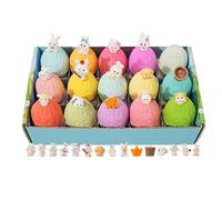 Bunny Theme Bath Balls - 15 Pieces Toy Inside, Kids Bathing Ball Set Surprise Toys, Fizz Bombs ,Colorful Wash Play | Suitable for Boys Girls Birthday Holiday Travel Bathroom Toilet Restroom Hotel Home