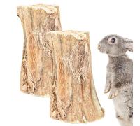 Bunny Toys - 2X Stick en Bois de Papaye Naturel, Boule de Saule Naturel pour Les Petits Animaux | saines broyant des Jouets en Papaye Naturelle des de Soins de pour Le Hamster c