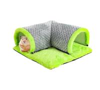 Bunny Tunnel pour hamster et lit tunnel | Tunnel d'hiver pour maison, jouer, dormir, se reposer au chaud, habitats de nid pour chinchilla écureuil