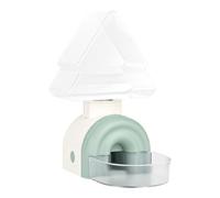 Bunny Water Dispenser, Ferret, Small Animal Feeder, 520ml Pine Shape Design, 5.31x3.54x8.27 inches, Hangable No Drip Spout, for Cat, Bunny, Squirrel, Hedgehog, Backyard Crate Use