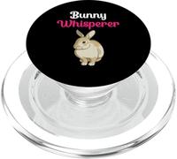 Bunny Whisperer Funny Rabbit Lover Mom Women PopSockets PopGrip pour MagSafe