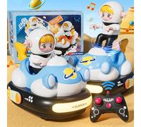 BunnyJOY Voiture Télécommandée Enfant avec Lumière et Musique, 2.4GHz Radiocommandée rc Car Toy Jouet Enfant 4 5 6 7 8 Ans Garcon Fille Cadeau, Bleu