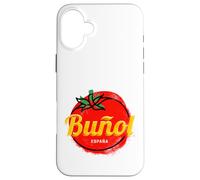 Bunol Tomatina Province de Valence Vintage Espagne Souvenir Coque pour iPhone 16 Plus
