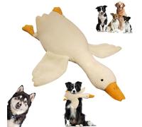 BUNQQF Canard Anti-Stress Jouet Anti-Stress en Canard pour Chiens, Oreiller Apaisant Confortable et Doux pour Ennui Extérieur Intérieur Grand Moyen et Petits Chiens (90cm)