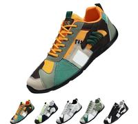 Bunte Retro-Sneaker, Unisex Leichte Laufsohle mit Guter Bodenhaftung | Bunte Retro-Sneaker, Hoher Tragekomfort Den Ganzen Tag, Stabile Und Langlebige Konstruktion, Rutschfeste Leichte Außensohle