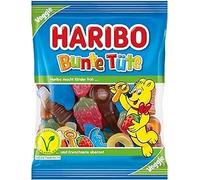 Bunte Tüte - Assortiment de bonbons colorés, adaptés aux végétariens et parfaits pour les collations sucrées - Compatible avec haribo - 175 g