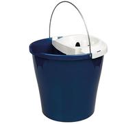 Bunzl 861016 - Poubelle à Lavement 13L Bleu