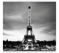 Buohwiwe Papier Peint Panoramique Paris Mural 150x105 cm 3D Papier Peint Intisse Scène Nocturne Parisienne Fresque Murale Chambre Coucher Salon Décoration Photo Poster Geant Murale q.5353