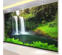 Buohwiwe Papier Peint Panoramique Paysage de Cascade Mural 150x105 cm 3D Papier Peint Intisse Naturel Fresque Murale Chambre Coucher Salon Décoration Photo Poster Geant Murale w.1001