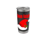 Buon Natale Chapeau de Père Noël italien Gobelet isotherme en acier inoxydable double paroi