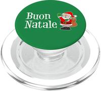 BUON Natale Italian Merry Christmas Figurine Père Noël PopSockets PopGrip pour MagSafe