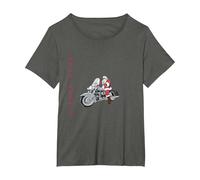BUON Natale T-Shirt, Femme Grandes Tailles, Asphalte, 1X