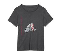 BUON Natale T-Shirt, Femme Grandes Tailles, Chiné Foncé, 1X