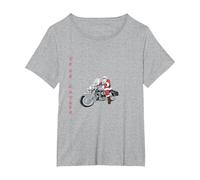 BUON Natale T-Shirt, Femme Grandes Tailles, Gris Chiné, 1X