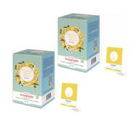 Buonefredde | Thé vert, gingembre et citron infusé à froid 2 x 20 sachets | Thé glacé aux notes épicées et à la fraîcheur citronnée | Infusion instantanée sans sucre | Infusion naturelle pour l'été