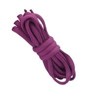 BupiMufi Lacets plats ovales de 7 mm en polyester, 60-200 cm, fuchsia, 200 cm