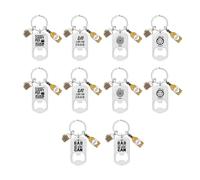Buqpow 10 Porte-Clés Sculptés, Décapsuleurs Personnalisés, Cadeaux de Mariage, Cadeaux de Baptême et Souvenirs de Fête avec Cartes de Remerciement
