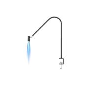 Buqpow Lampe UV 6 W pour extensions de cils et séchoir à ongles, col de cygne flexible à 360°, lampe de durcissement de colle UV pour utilisation en salon A