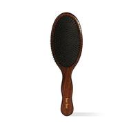 BUR BUR The Mermaid Brush Brosse à cheveux démêlante humide avec manche en bois et poils en nylon flexibles Massage, démêlage du cuir chevelu