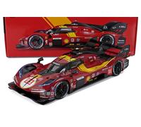 BURAGO 1/18 FERRARI 499P 24H LE MANS 2025 PIER GUIDI JUVINAZZI MODÈLE
